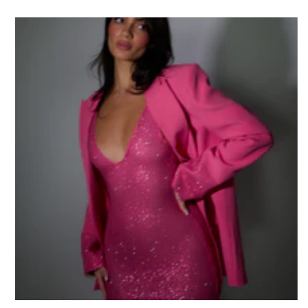 THEA DIAMANTÉ CUFF BLAZER